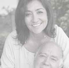 Older couple smiling